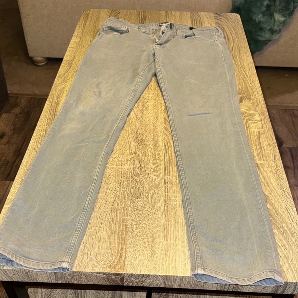 Men's Slim Fit Light Gray Jeans